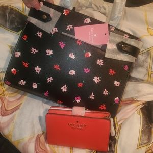 Kate Spade Floral Staci Satchel Crossbody
